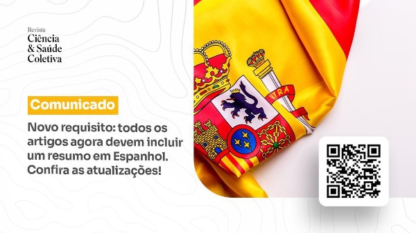 Foto: Atenção! Atualização significativa nas normas da revista Ciência & Saúde Coletiva